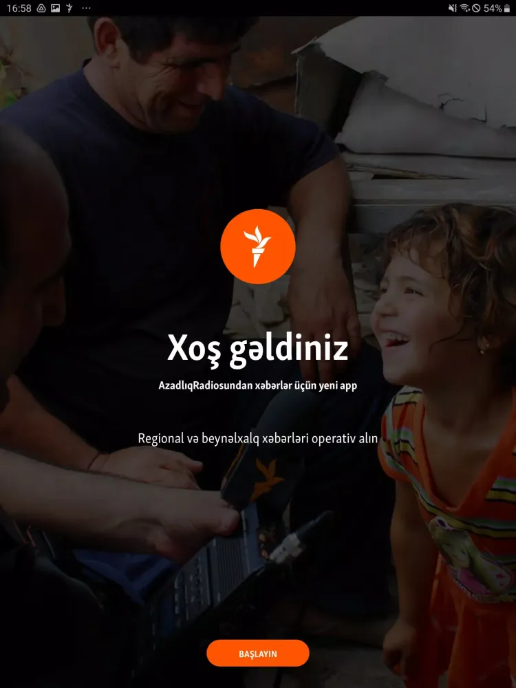 Zrzuty ekranu AzadlıqRadiosu