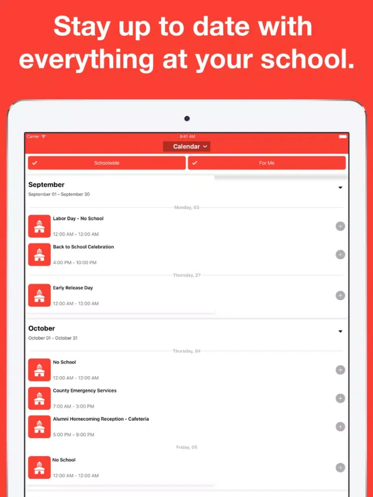 Robert F. Munroe Day School iPad  スクリーンショット