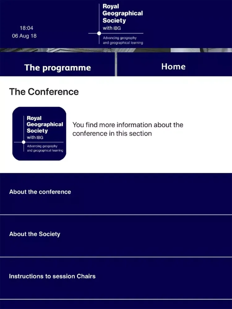 Скриншоты RGS IBG 2018 iPad 