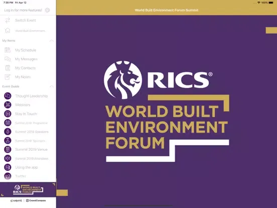 Скриншоты World Built Environment Forum iPad 