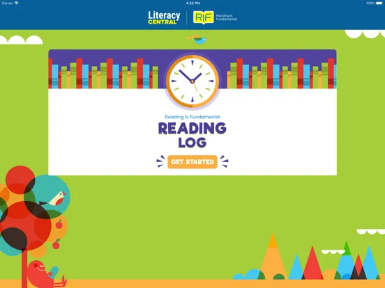 Tangkapan skrin RIF Reading Log iPad 