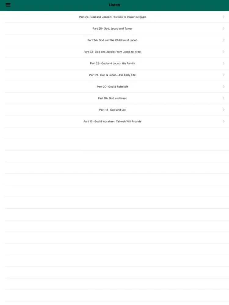 Zrzuty ekranu Sola Scriptura iPad 