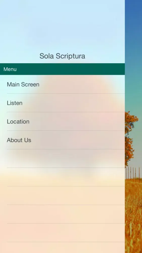Zrzuty ekranu Sola Scriptura