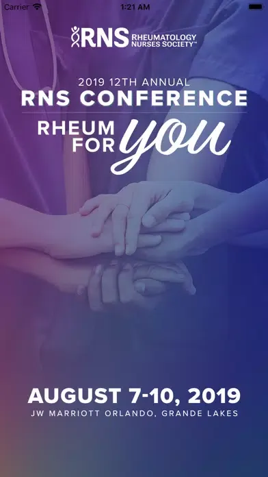 Captures d'écran de Rheumatology Nurses Society