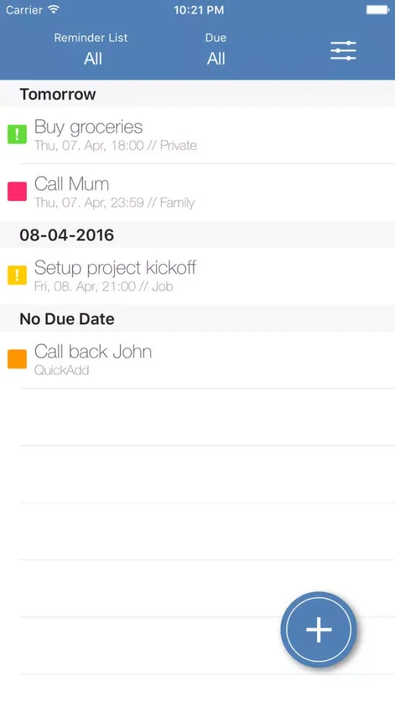 Tangkapan skrin Done - Task Management