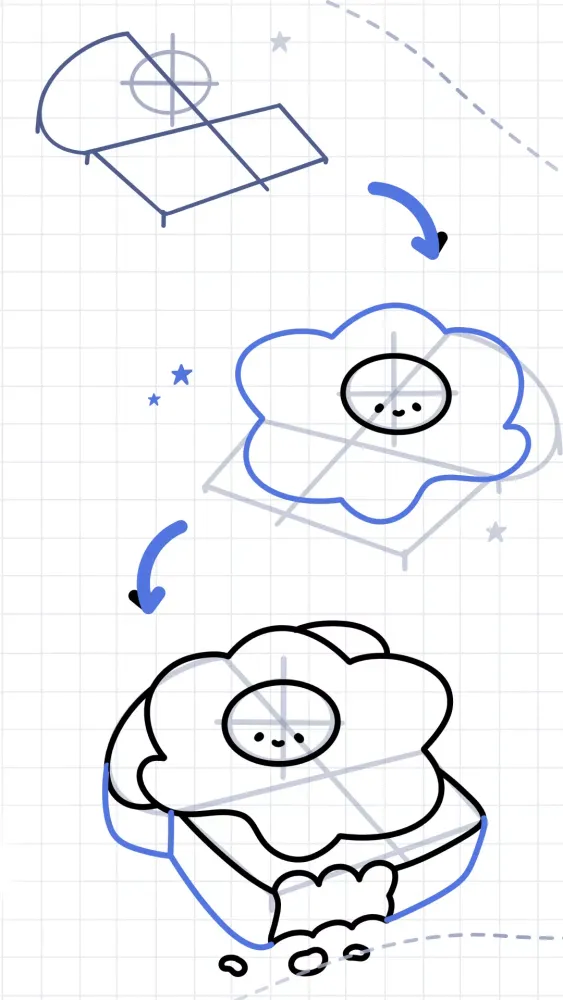 Tangkapan layar Learn to draw kawaii food
