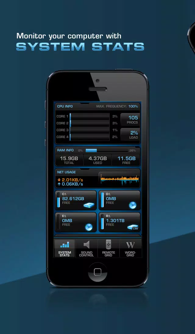 Screenshot di ROCCAT Power Grid