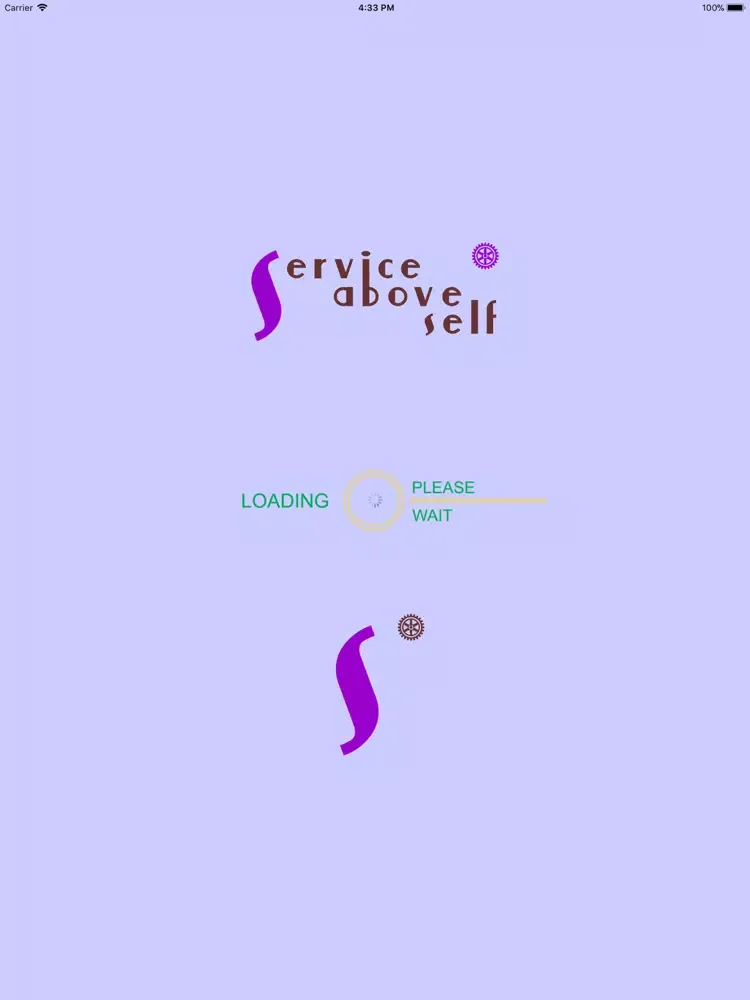 Service Above Self iPad  स्क्रीनशॉट