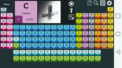 Periodic Table سکرین شاٹس