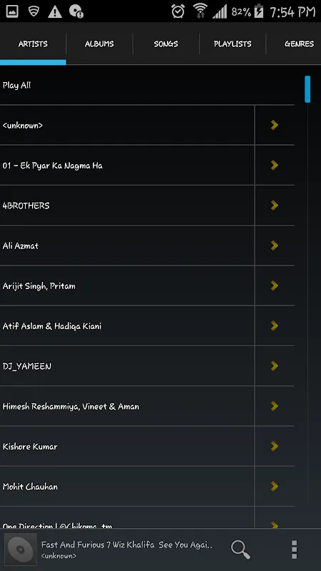 Ảnh chụp màn hình của Beat Music Player