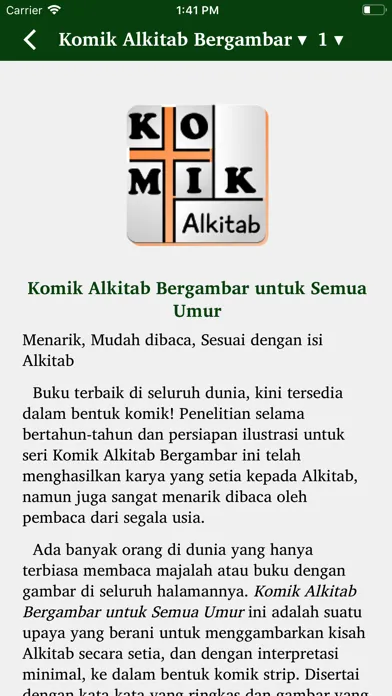 Komik Alkitab Bergambar Ekran Görüntüleri