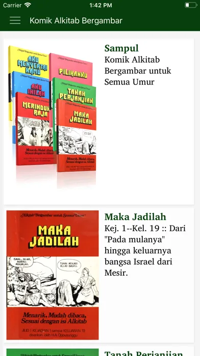 Komik Alkitab Bergambar Ekran Görüntüleri