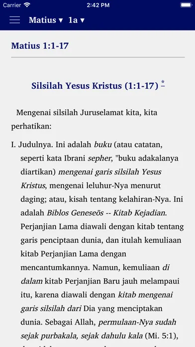 Скриншоты Tafsiran Matthew Henry
