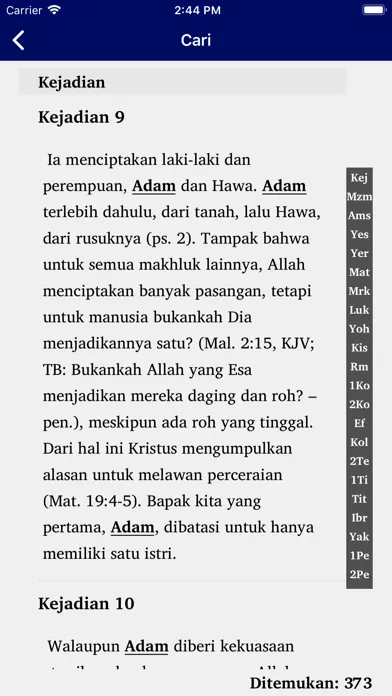 Скриншоты Tafsiran Matthew Henry