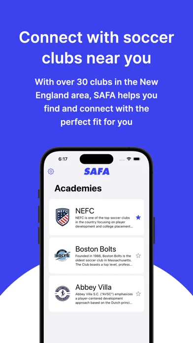 SAFA Sport - Soccer For All应用截图