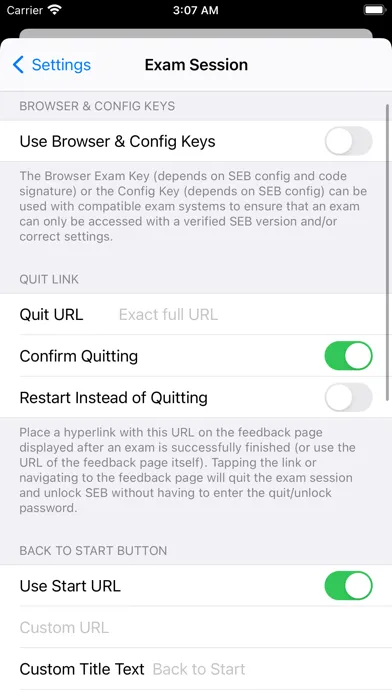 SafeExamBrowser স্ক্রিনশট