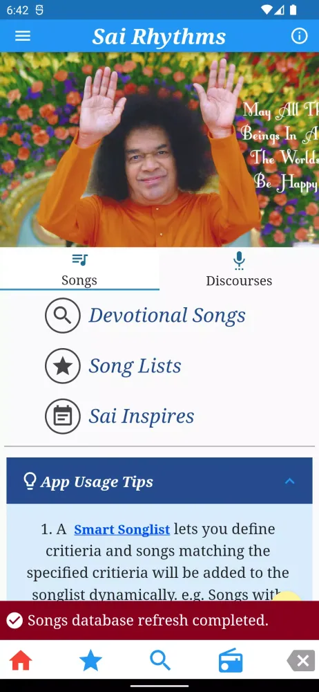 Tangkapan layar Sai Rhythms