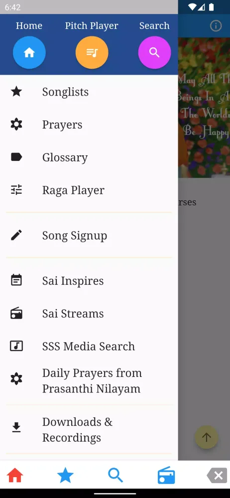 Tangkapan layar Sai Rhythms