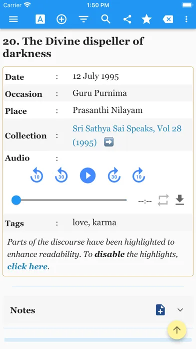 Sri Sathya Sai Speaks Screenshots
