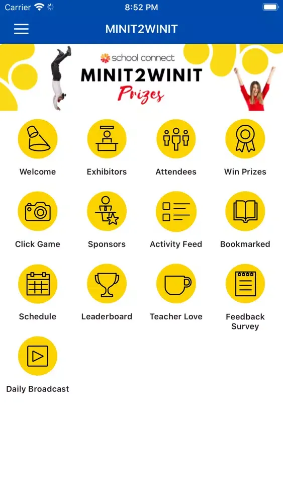 School Connect Event App Screenshots