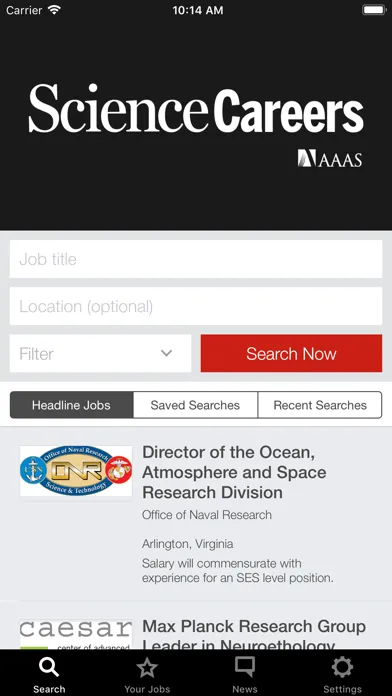 Science Jobs سکرین شاٹس