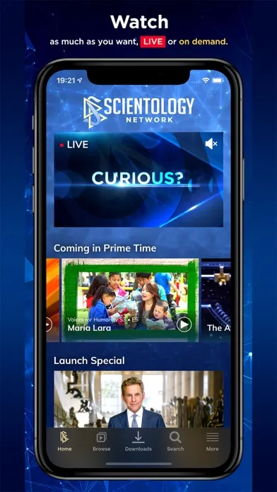 Scientology Network سکرین شاٹس