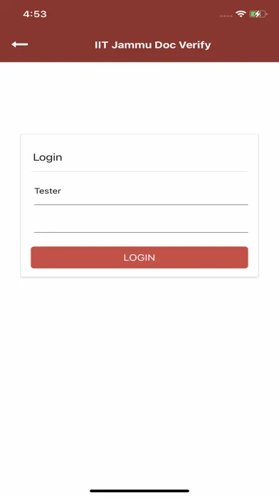 Ảnh chụp màn hình của IIT Jammu Doc Verify