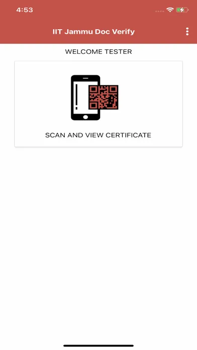 Ảnh chụp màn hình của IIT Jammu Doc Verify