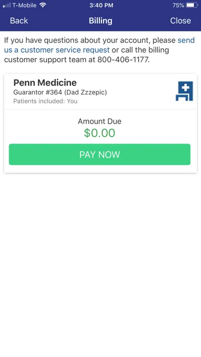 Скриншоты myPennMedicine