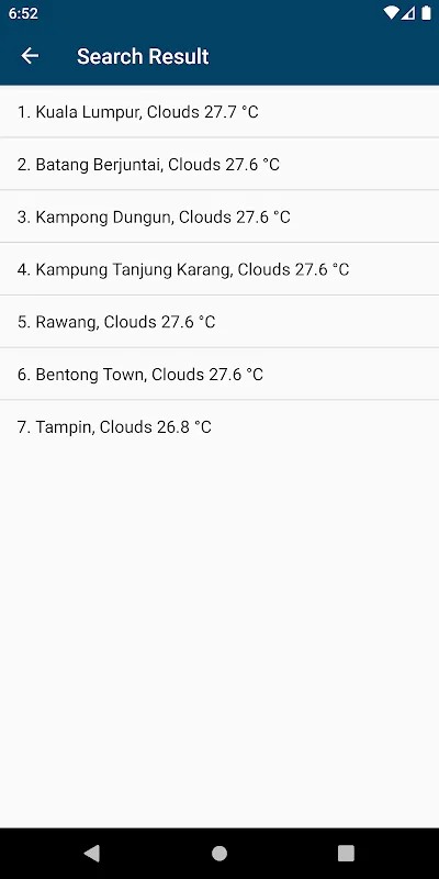 Weather স্ক্রিনশট