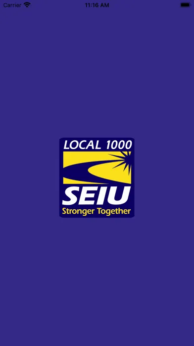 Zrzuty ekranu SEIU Local 1000 Connect