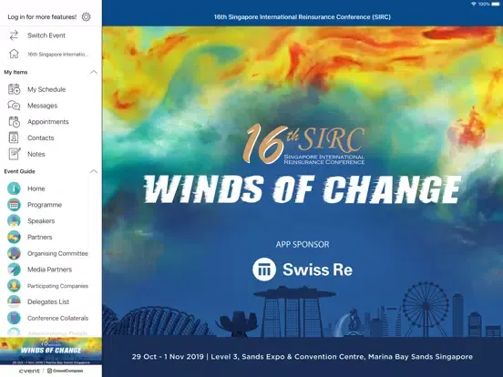 Zrzuty ekranu SIRC Singapore iPad 