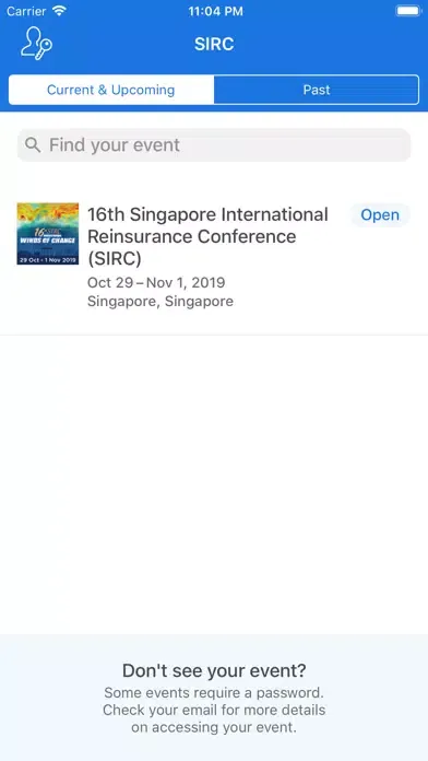 Zrzuty ekranu SIRC Singapore