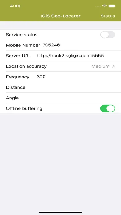 ภาพหน้าจอของ IGiS Geo-Locator