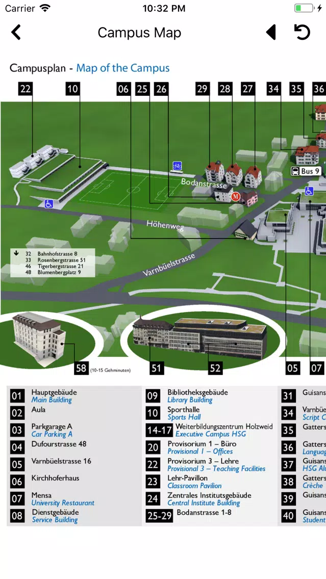Capturas de pantalla de Sharing CampusApp - St. Gallen