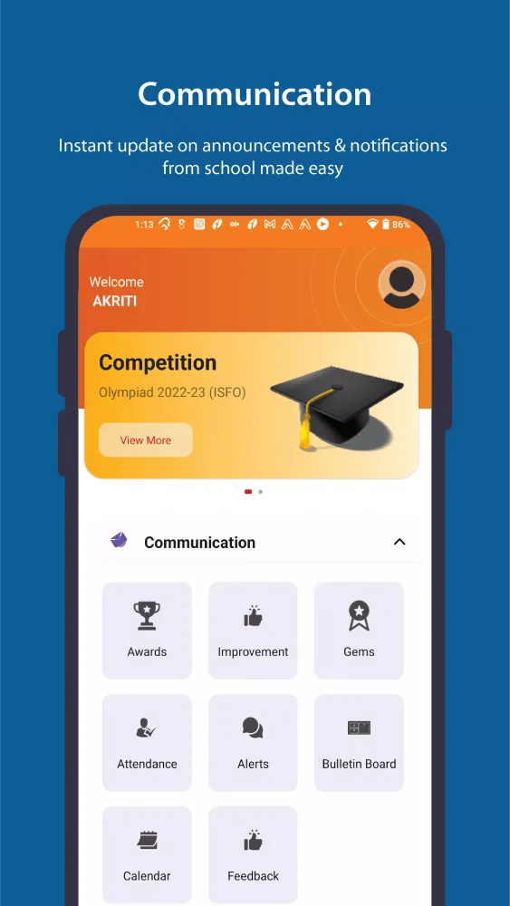 Tangkapan layar EduMAX