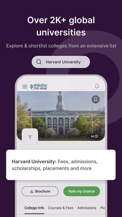Capturas de pantalla de Shiksha Study Abroad