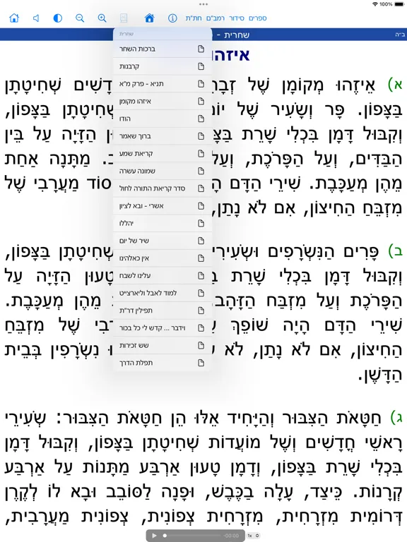 Hamesivta - Siddur with Audio iPad  스크린샷