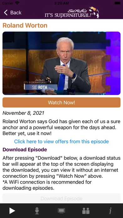 Sid Roth's It's Supernatural! Screenshots