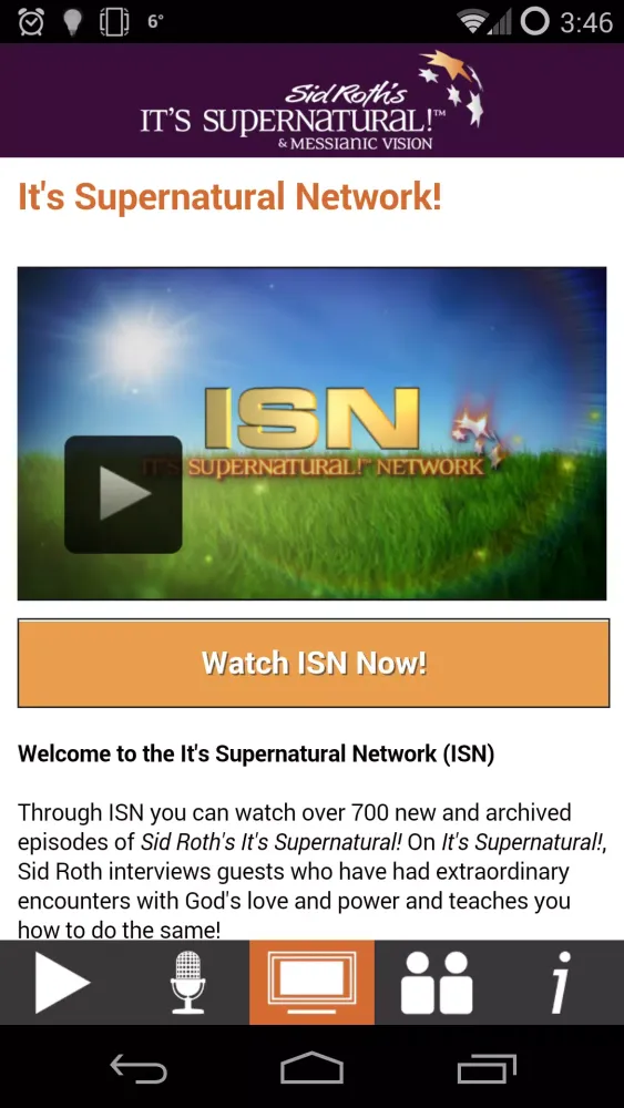 Sid Roth's It's Supernatural! 스크린샷