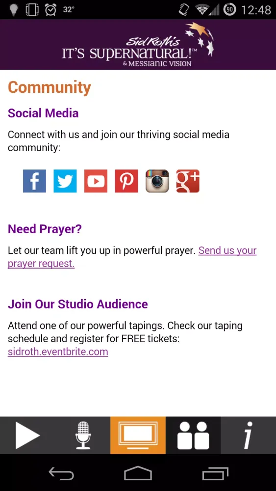 Sid Roth's It's Supernatural! 스크린샷