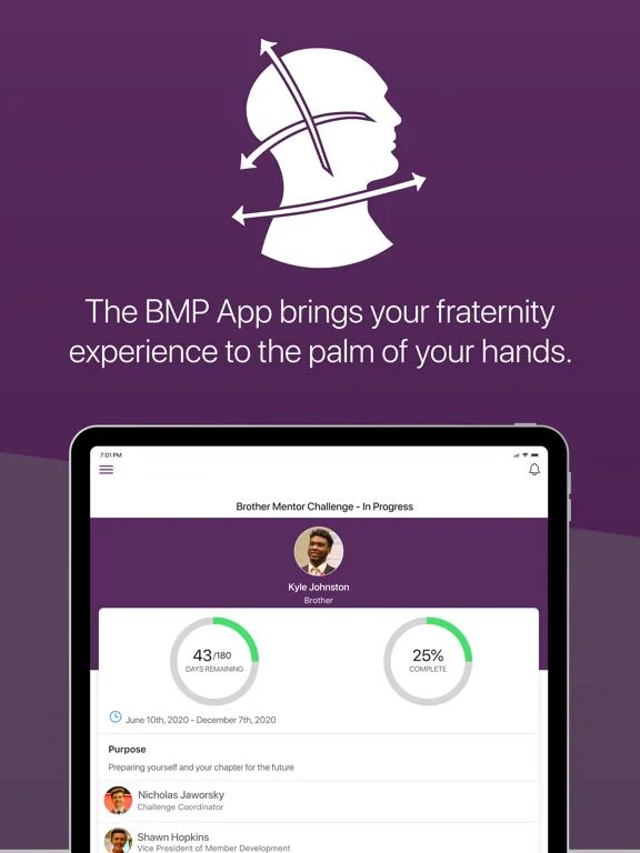 BMP App iPad  Screenshots