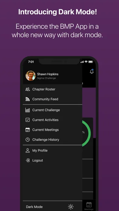 BMP App Screenshots