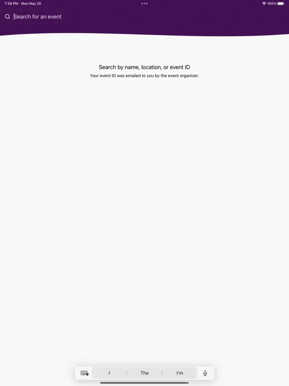 Ảnh chụp màn hình của Sigma Kappa Convention 2024 iPad 