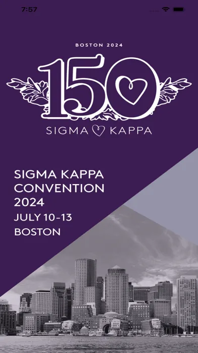 Ảnh chụp màn hình của Sigma Kappa Convention 2024