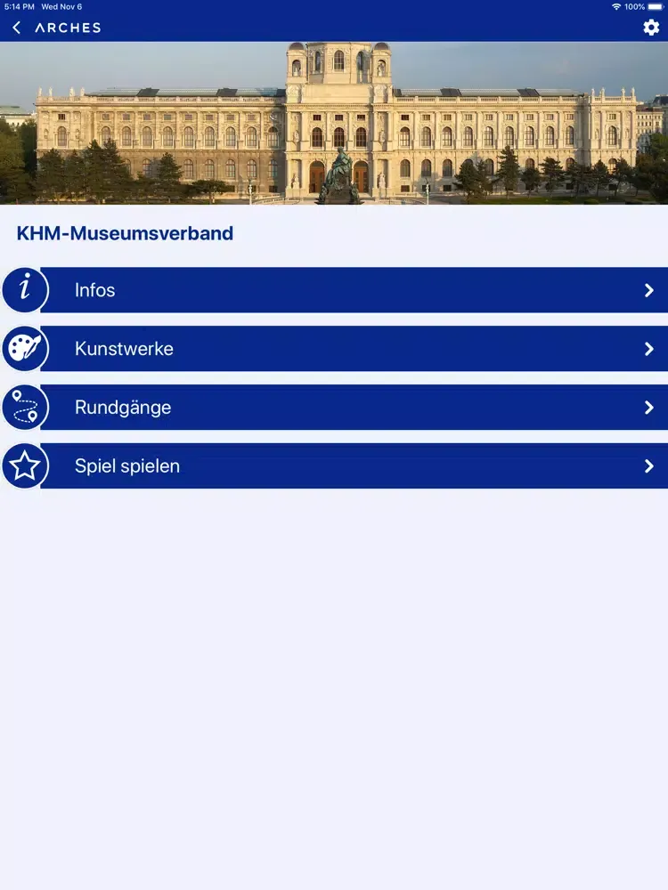 ARCHES - KHM für alle iPad  Screenshots