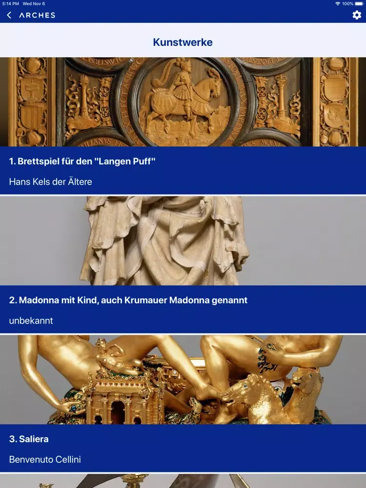 ARCHES - KHM für alle iPad  Screenshots