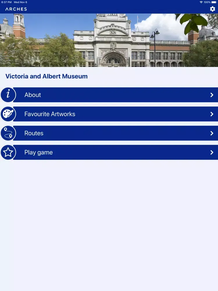 ARCHES at the VA iPad  Screenshots