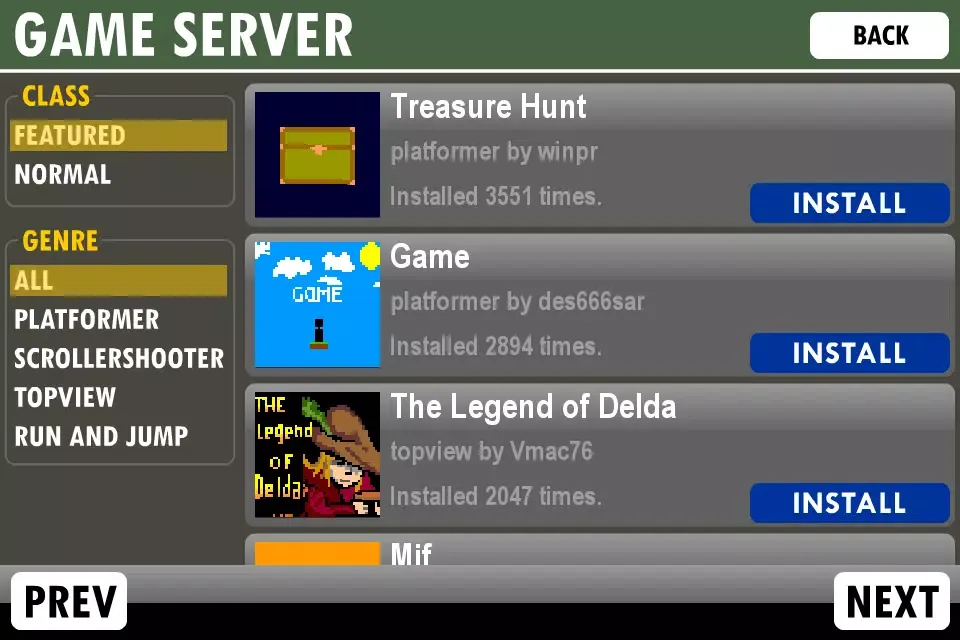 Game Creator Demo应用截图