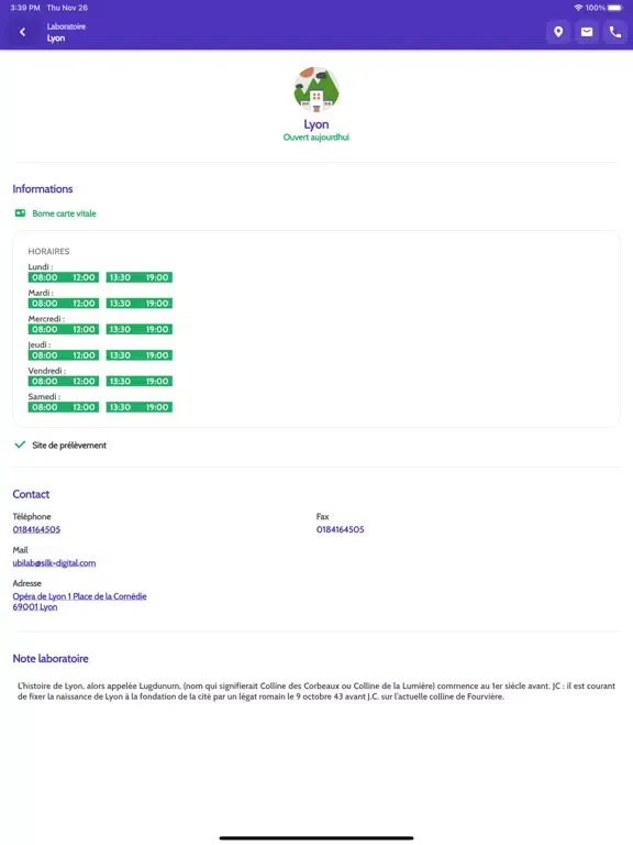 Zrzuty ekranu Ubilab iPad 